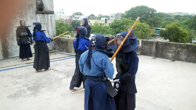 Rooftop keiko in Hyderabad, 2013